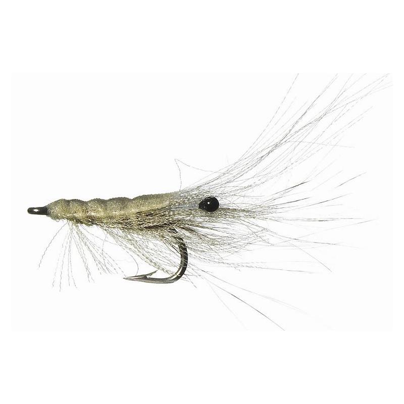 Organza Shrimp White # 10 Kjøp 12 fluer få gratis flueboks