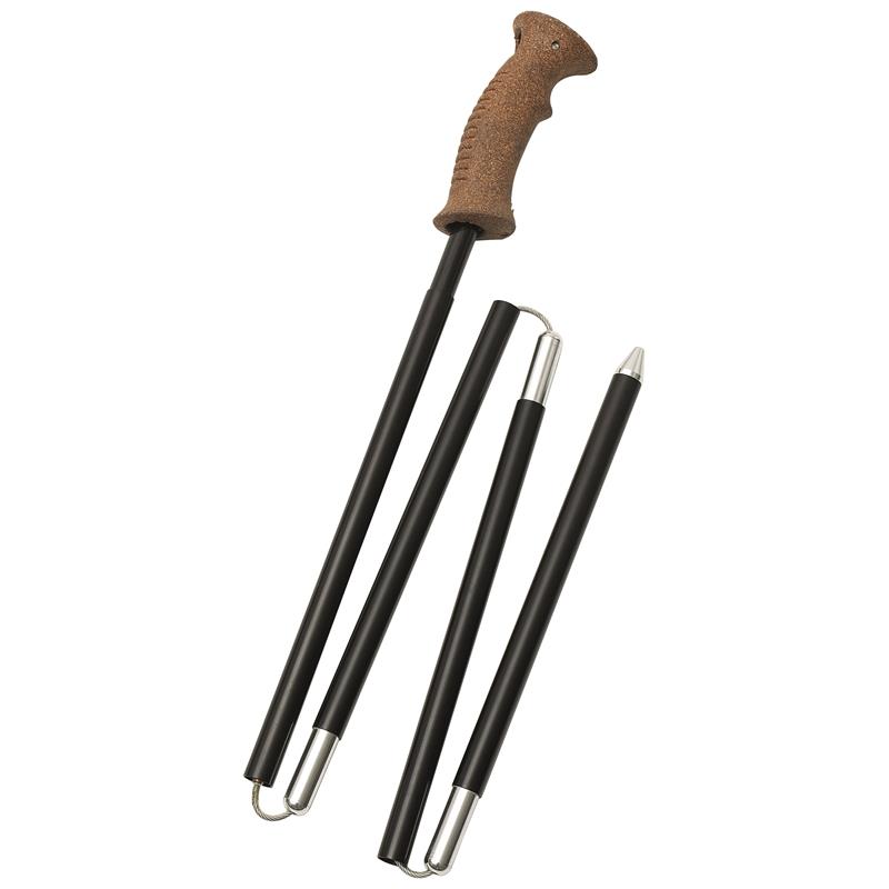 Kinetic Wading Stick Foldable 47/144cm, Foldbar Vadestav, Svart