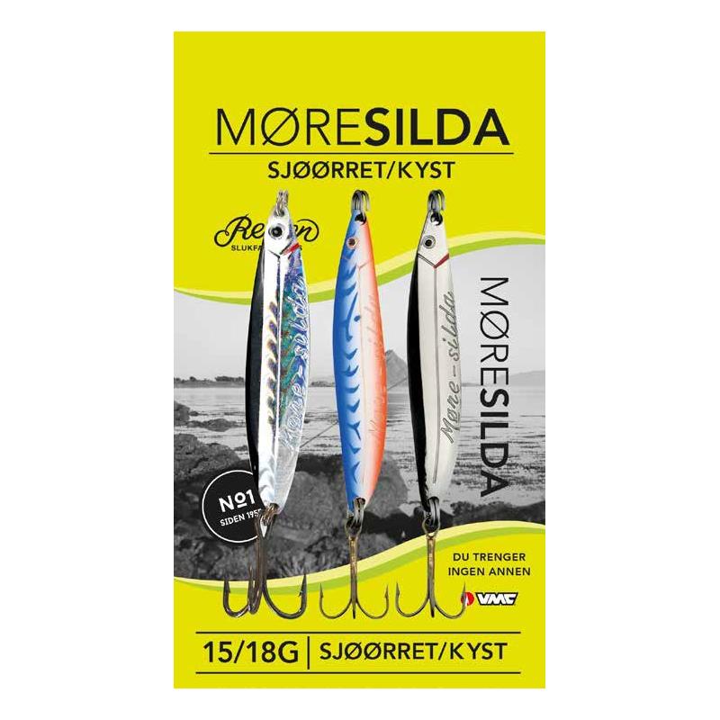 Remen Møresilda Sjøørret/Kyst 15/18g Kyst - Sjøørret/Sei/Makrell/Lyr 3 pk