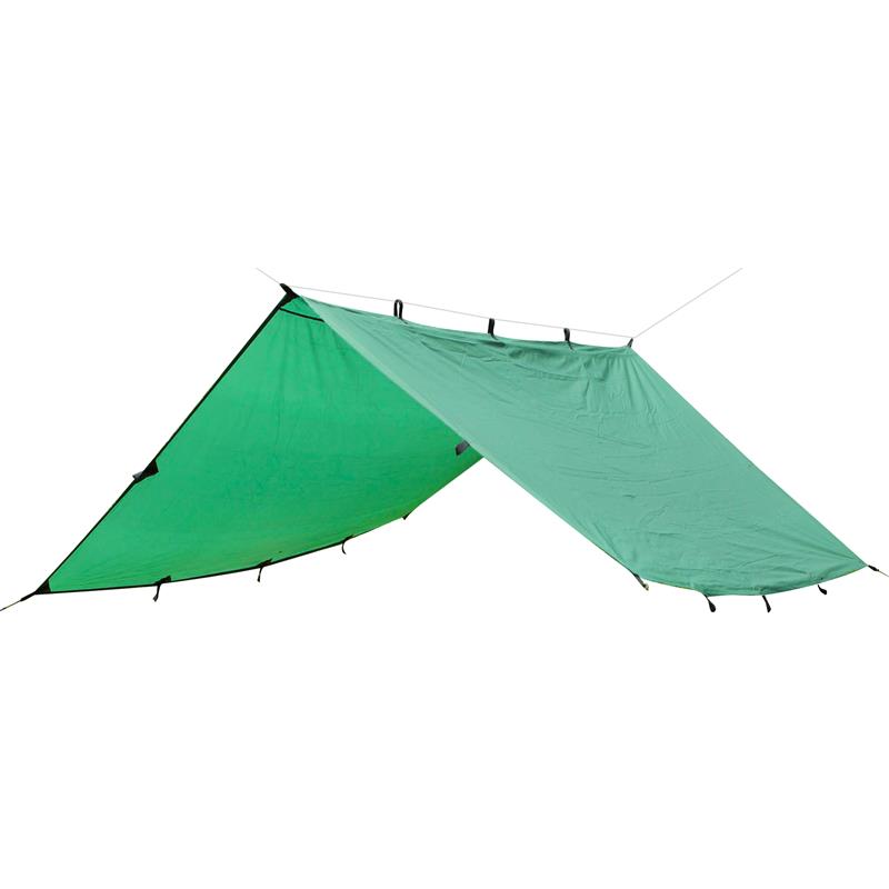 Eagle Tarp/Gapahuk - Grønn Med tau og plugger