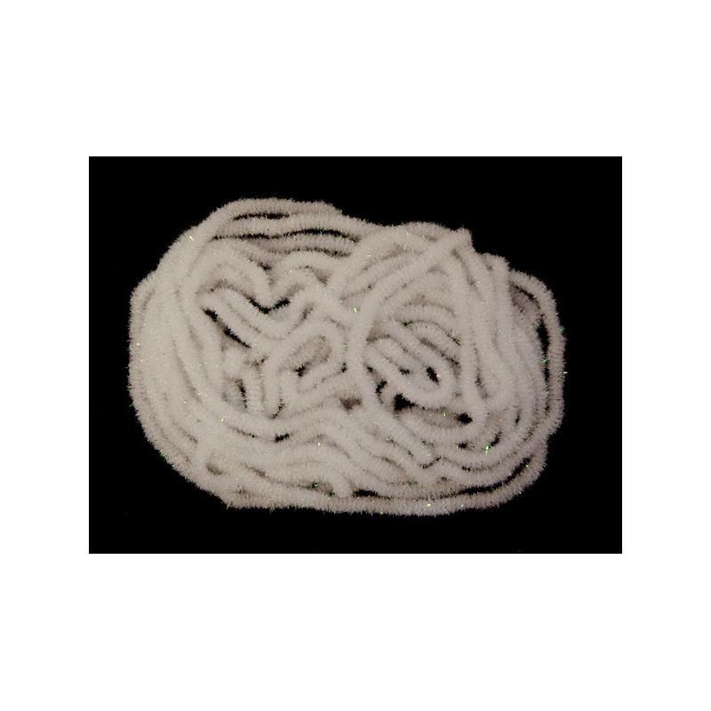 Crystal Antron Chenille str. S - White