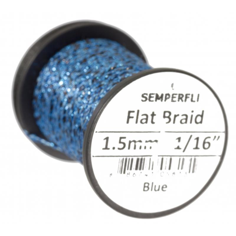 Semperfli Flat Braid 1,5mm Blue