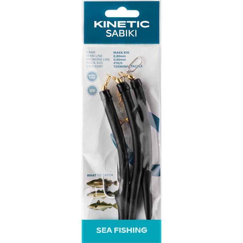 Kinetic Sabiki Makk Black #6/0