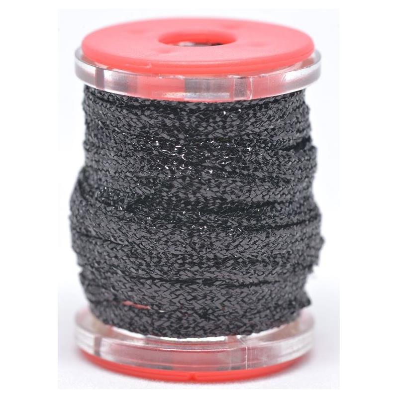 FF Metallic Flatbraid Mach 2 Metallic Black