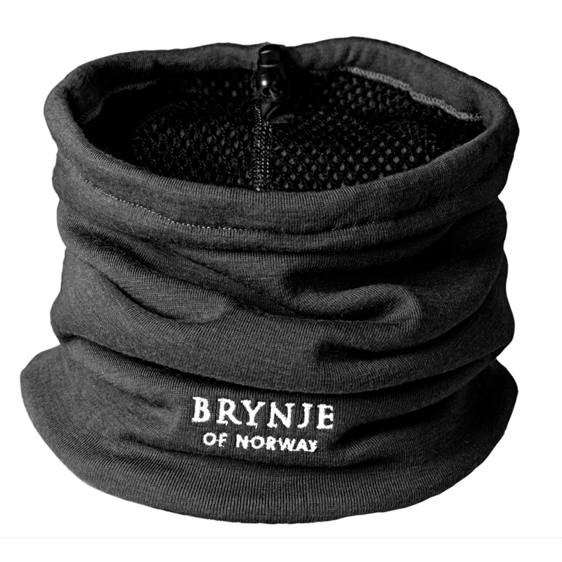 Brynje Arctic Hals - One size Charcoal Hals/Lue/Buff med strikk