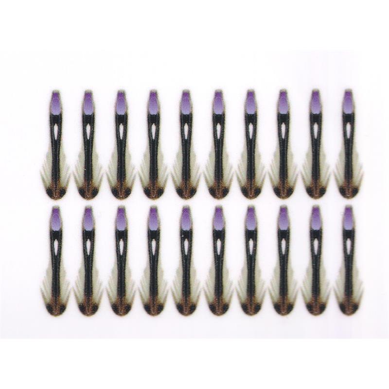 Semperfli Synthetic Jungle Cock 17mm Purple