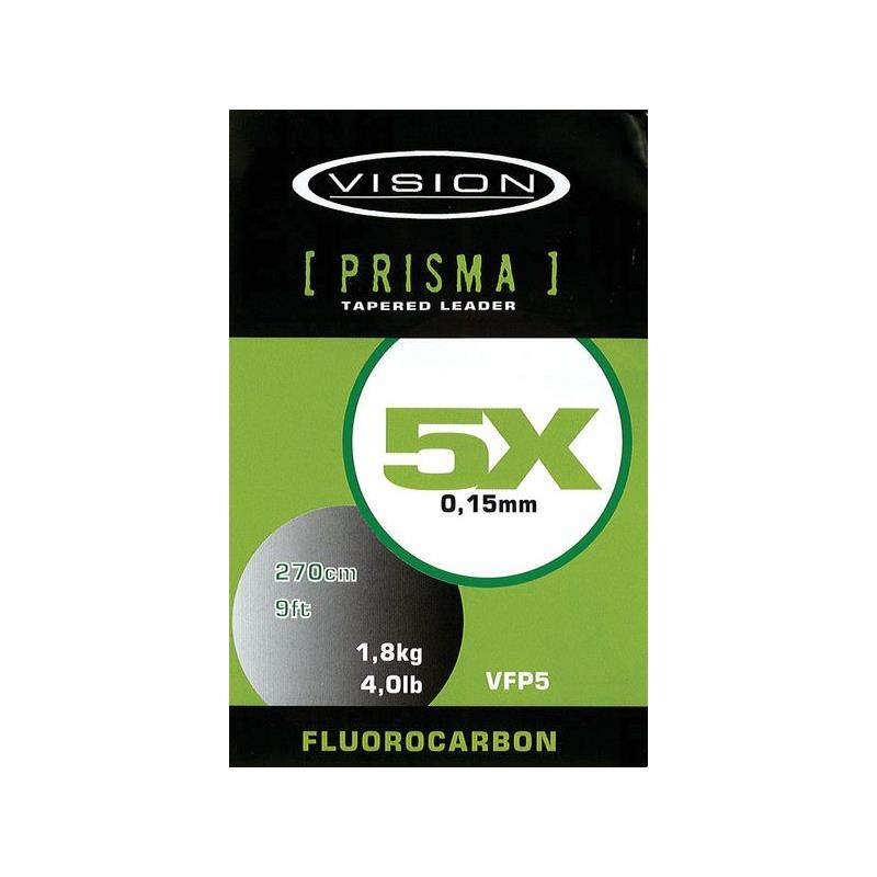 Vision Prisma Fluorocarbon 9' 0,17mm. 4X