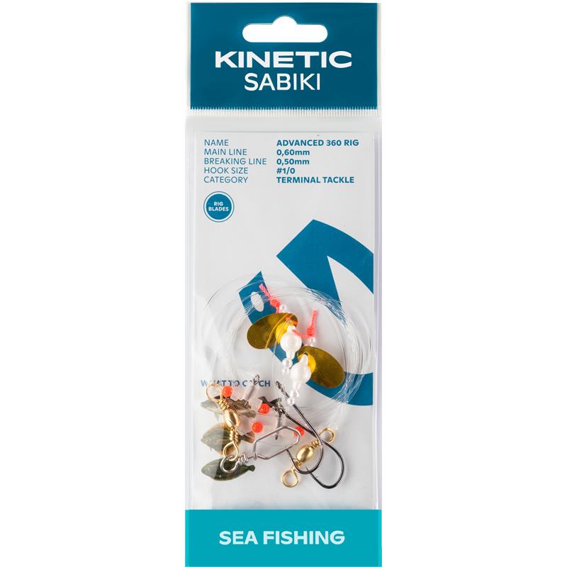 Kinetic Sabiki Advanced 360 #1/0 Pearl