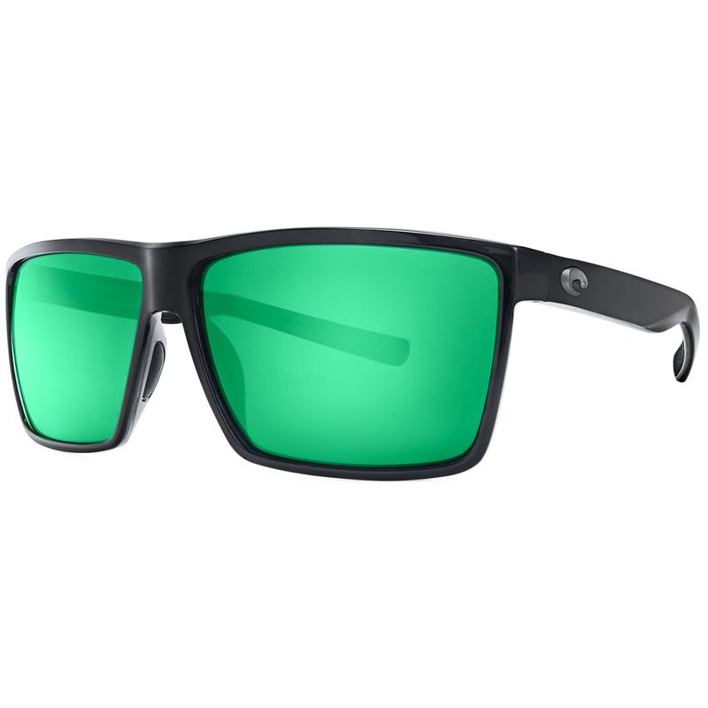 Costa Del Mar - Rincon Shiny Black Green Mirror 580P (plast)