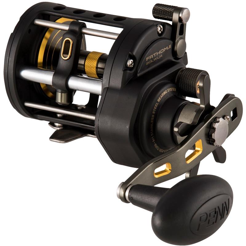 Penn Fathom II 20 LH Level Wind Havfiskesnelle