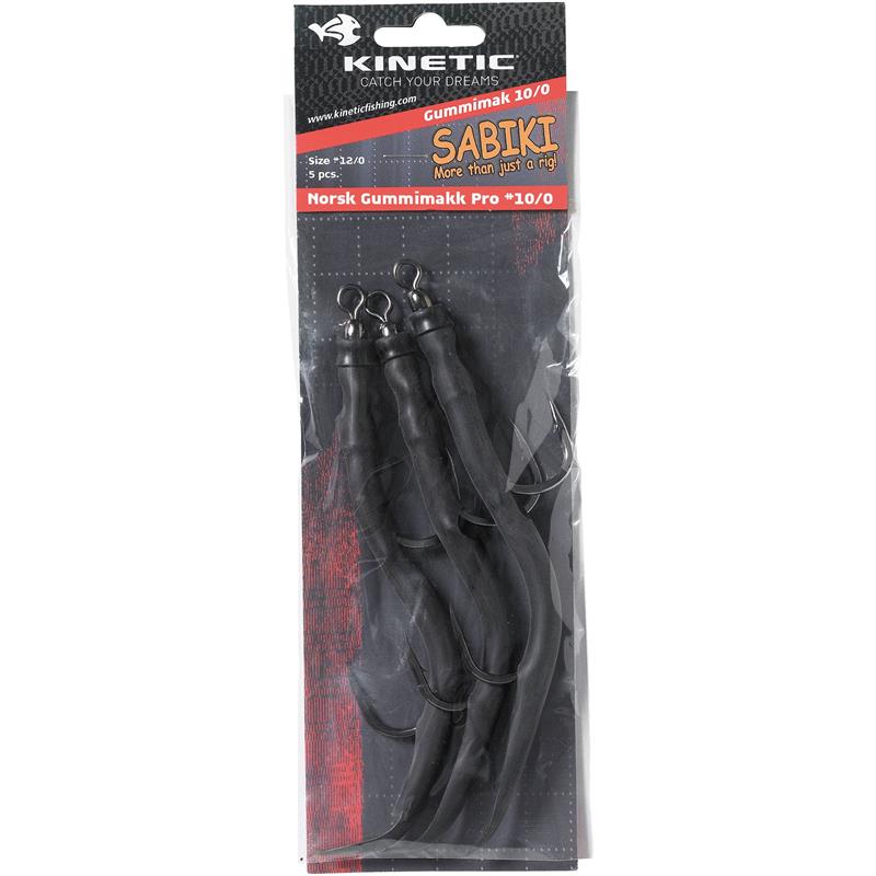 Kinetic Norsk Gummimakk Pro Black #10/0