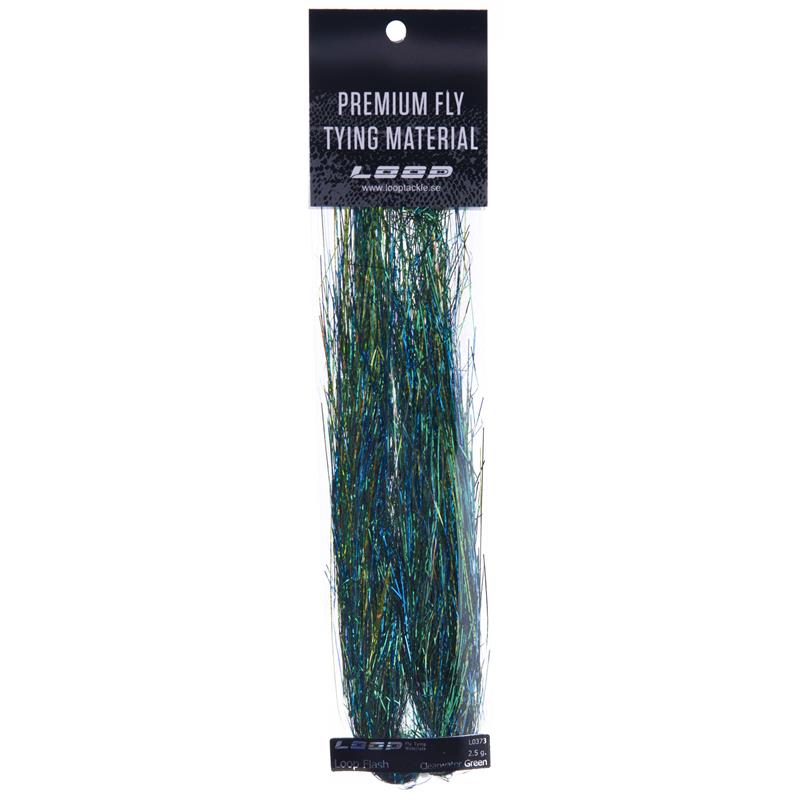Loop Flash 2,5g - Clearwater Green Ekstra lange fibre (20cm)