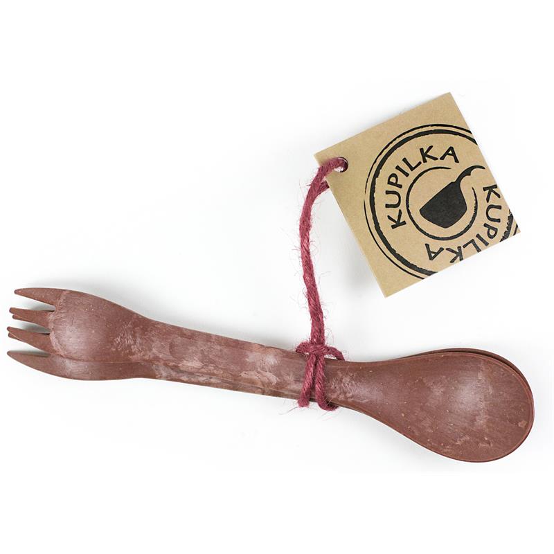 Kupilka spork 205 Cranberry 2-pack med Kupilka spork
