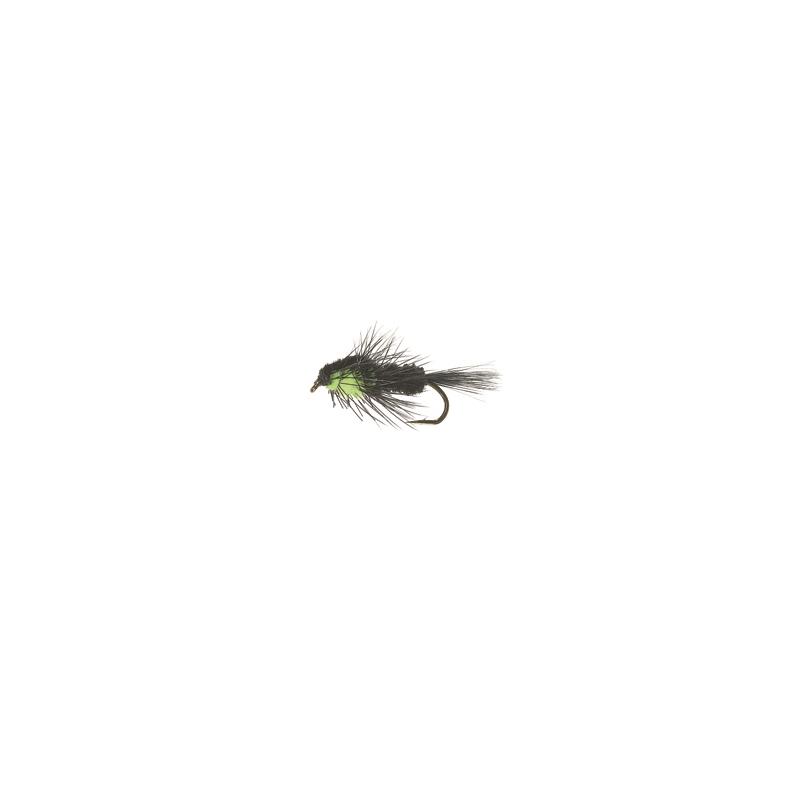 Montana Nymph #10 Black/Fluo Green Kjøp 12 fluer få gratis flueboks