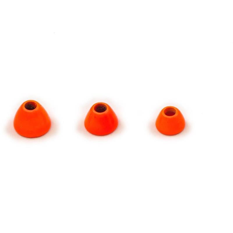 FITS Tungsten Cones Fl. Orange S Frödin Flies