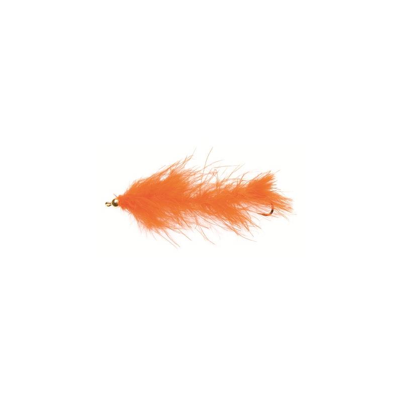 Marabou Worm #10 - Orange Kjøp 12 fluer få gratis flueboks