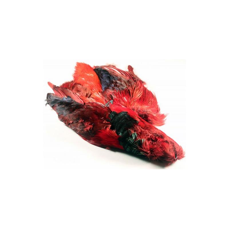 Golden Pheasant Body Skin - Red Helt fasanskinn fra Veniard