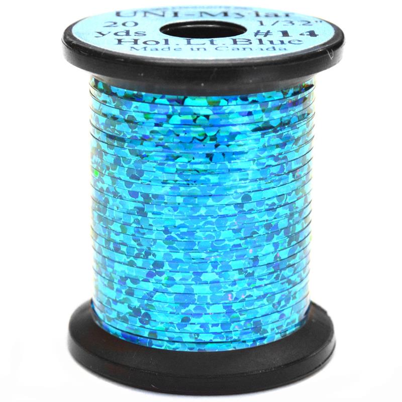 UNI Holographic Mylar - Light Blue Holo. Large #12