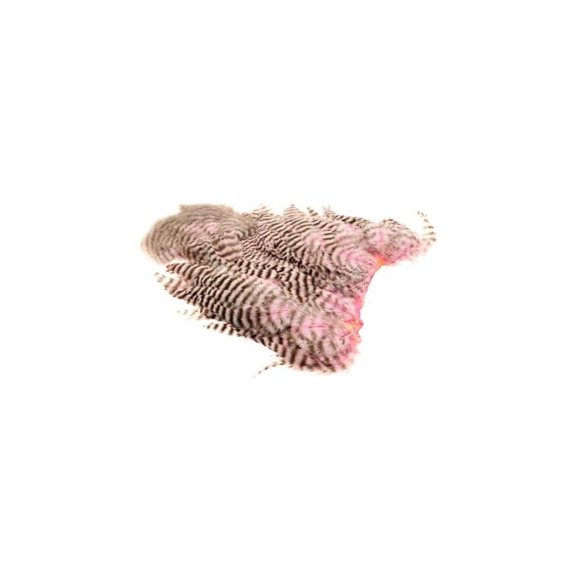 Whiting 4B Hen Soft Hackle/Chicabou Grizzly Shell Pink