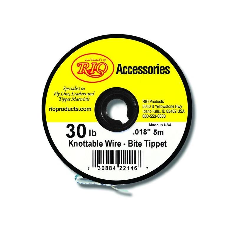 Rio Powerflex 0,40mm./9kg. Wire Tippet Spole på 5 meter