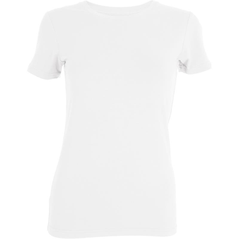 Tufte Crew Neck t-shirt XS Bright White - Dame