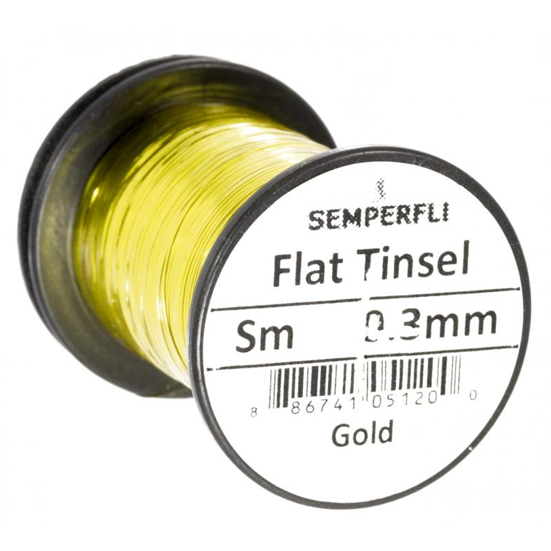 Semperfli Flat Tinsel Gold Small