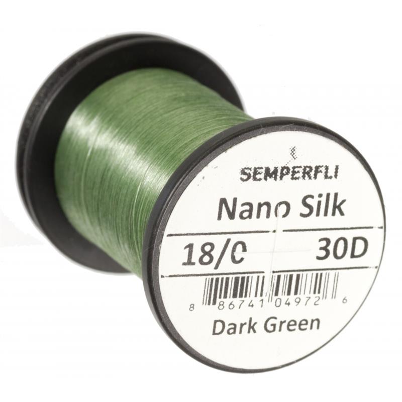 Semperfli Nano Silk Ultra 30D 18/0 Dark Green