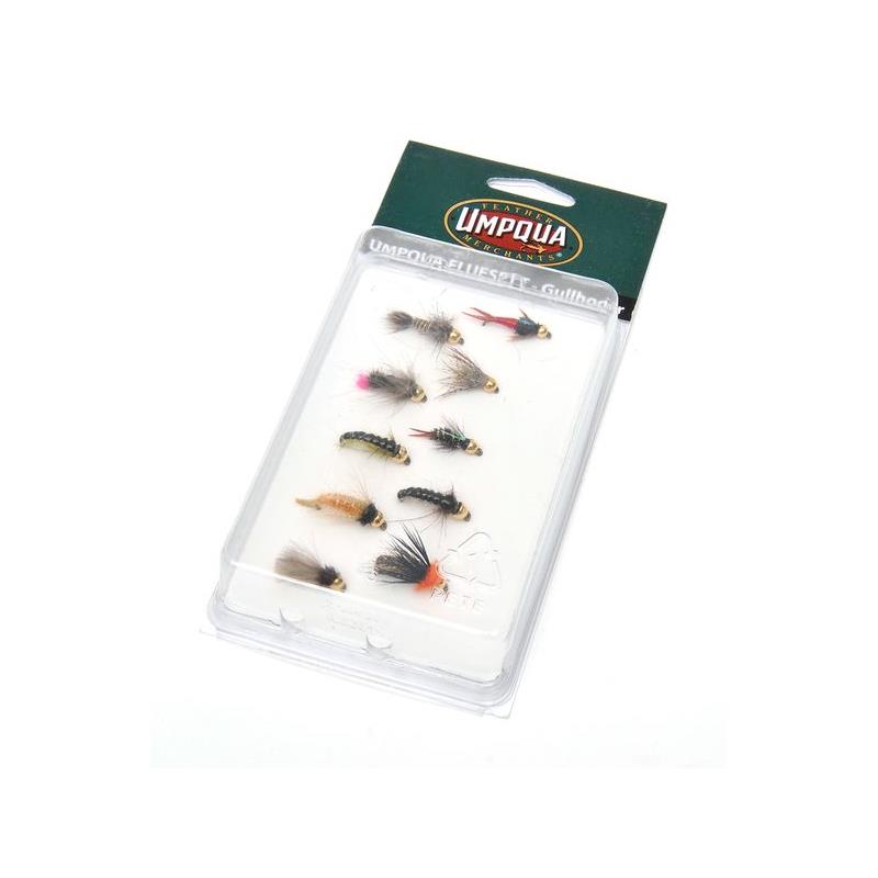 Umpqua fluesett - Gullhoder