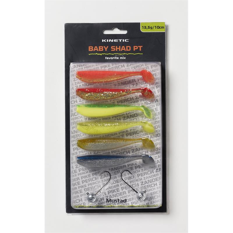 Kinetic Baby Shad PT Jigg Kit 13,5g/10cm Favorite Mix