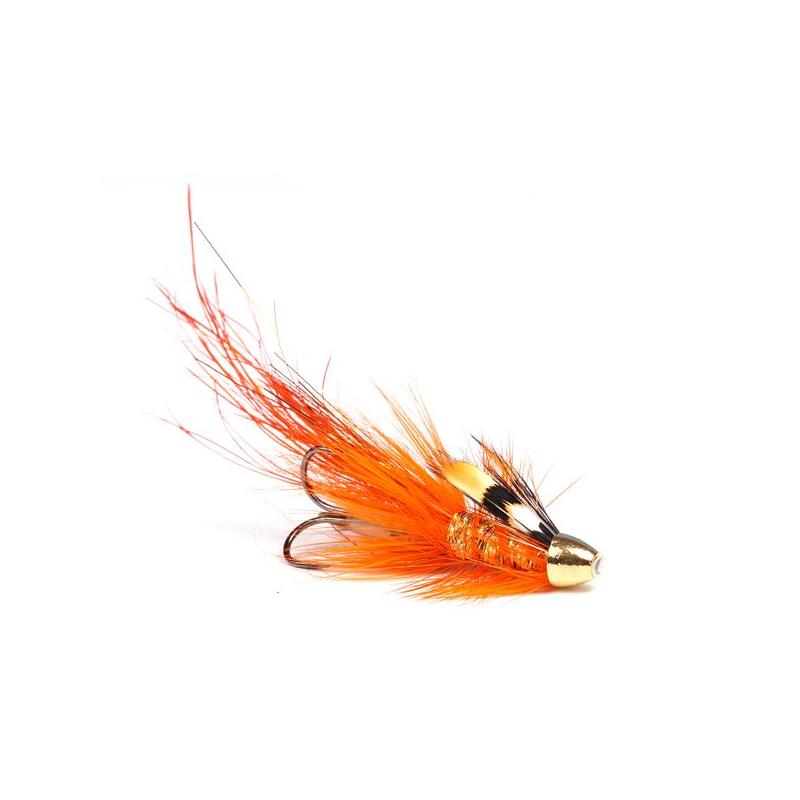 Pot Belly Pig - Orange w/Gold Holo Body Kjøp 12 fluer få gratis flueboks