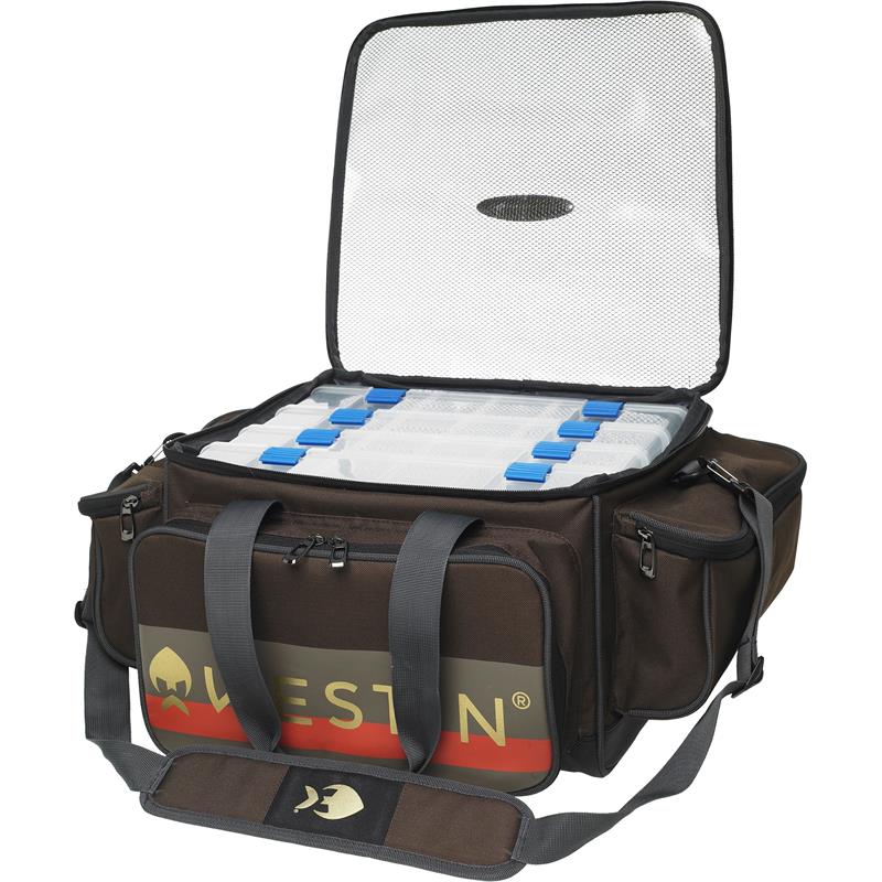 Westin W3 Jumbo Lure Loader (4 boxes) Grizzly Brown/Black
