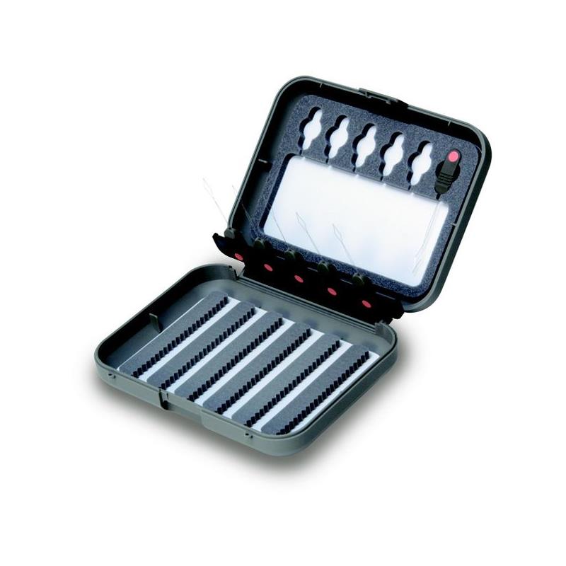 C&F Small 6-Row Fly Case w Threaders CF-201
