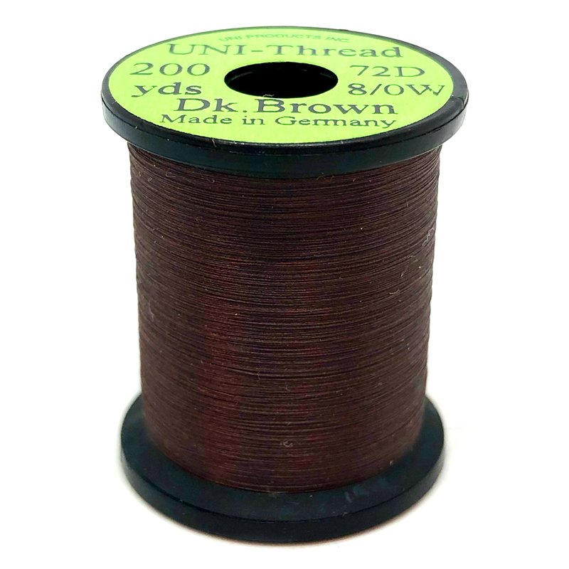 UNI bindetråd 8/0 - Dark Brown 200y