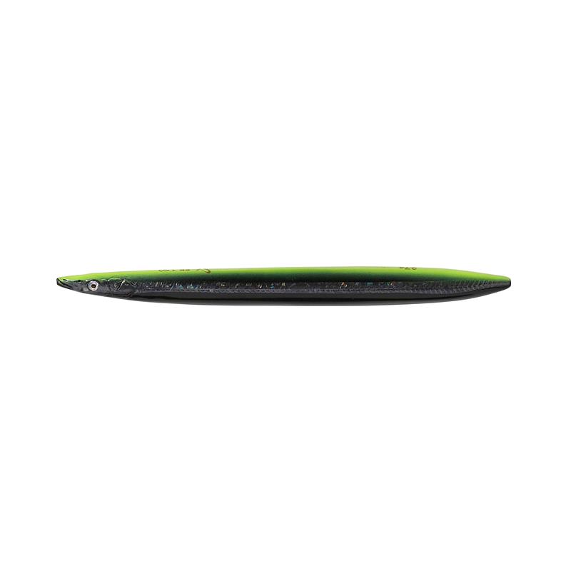 Savage Gear 3D Line Thru Sandeel 19g Black n Yellow Glow 12,5cm