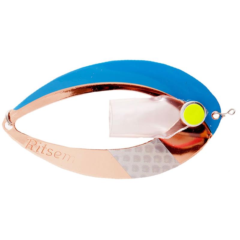 G.E.F Ritsem Blinken 80mm Kobber/Blå Røyeblink