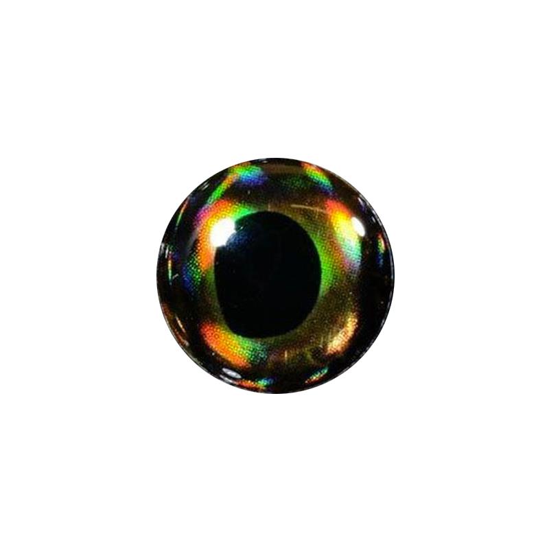 4-D Living Eyes Golden Brown 8 mm A.Jensen