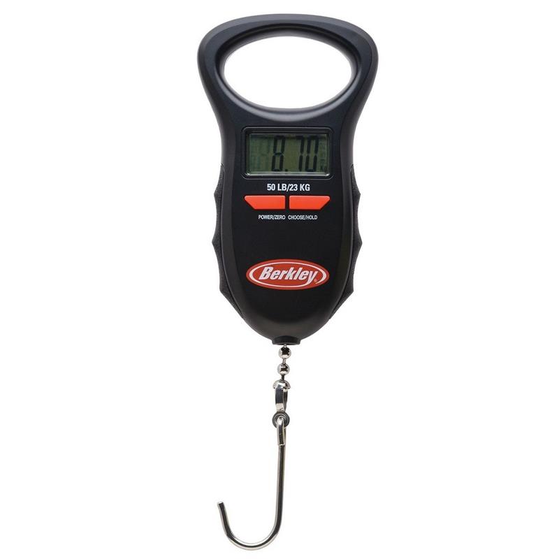 Berkley digitalvekt 23kg m/minne Batterier inkludert!