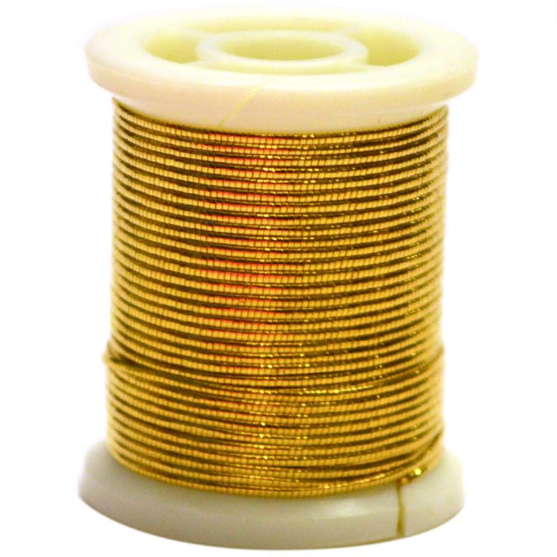Veniard Gold Oval Tinsel Gold 16 Medium