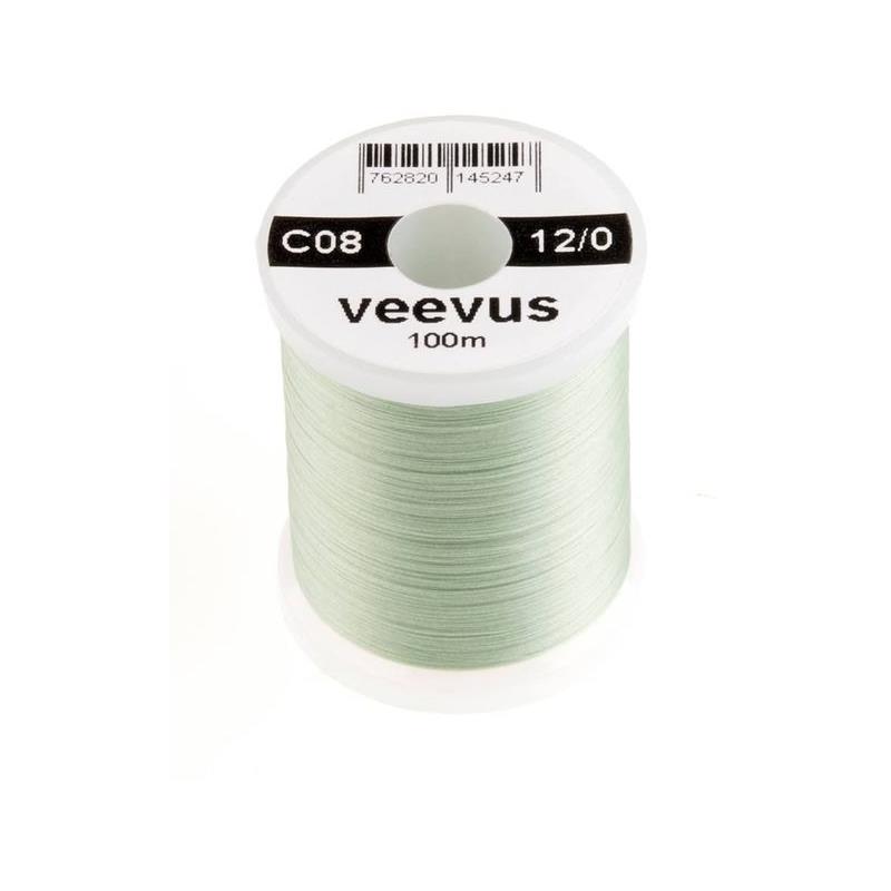 Veevus bindetråd 12/0 - Light Olive Råsterk, lett å splitte