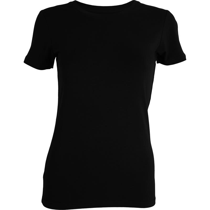 Tufte Crew Neck t-shirt M Black Beauty - Dame