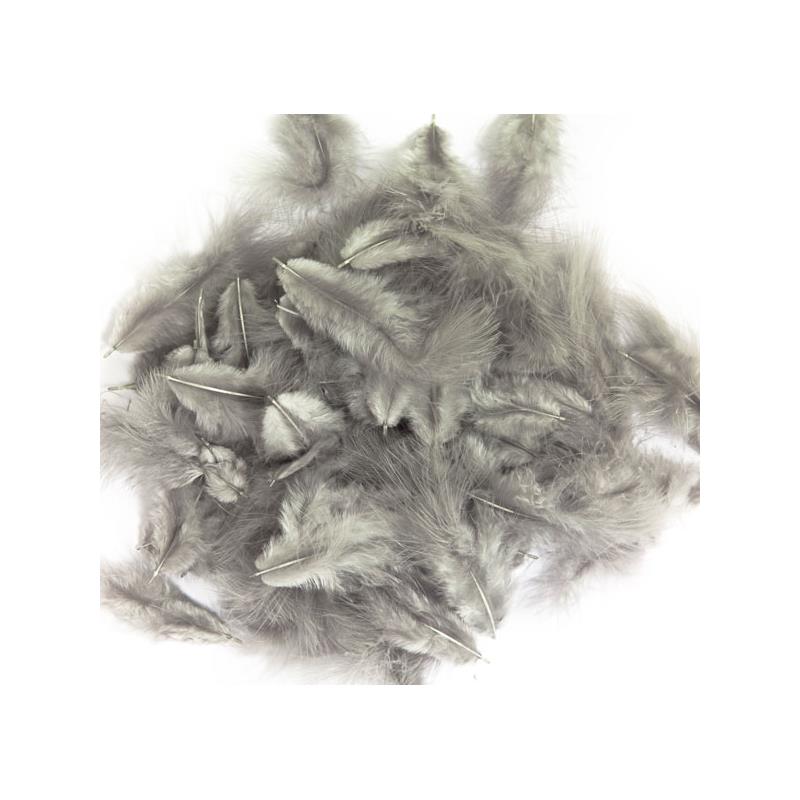 Mini-Marabou - Shad Grey Wapsi