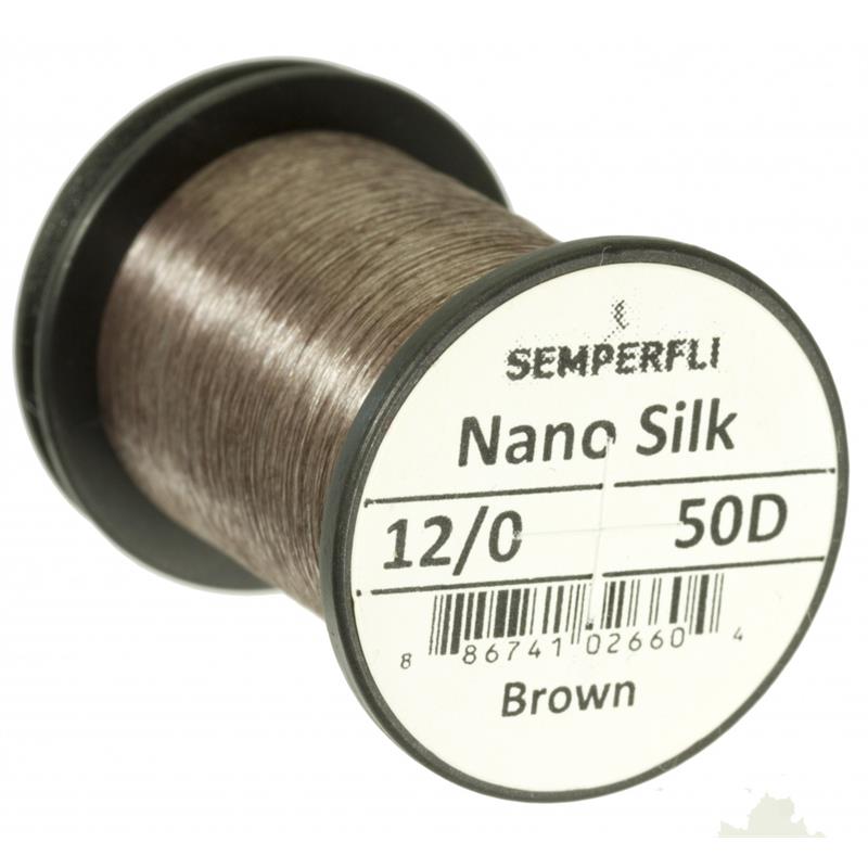Semperfli Nano Silk 50D 12/0 Brown