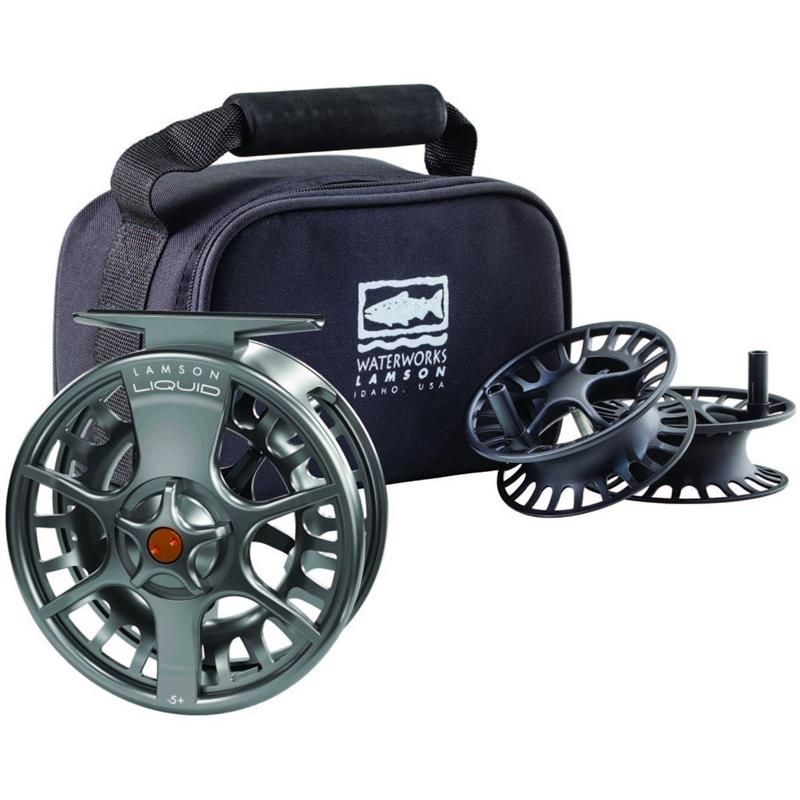 Lamson Liquid 3-pack Reel-7+ Smoke