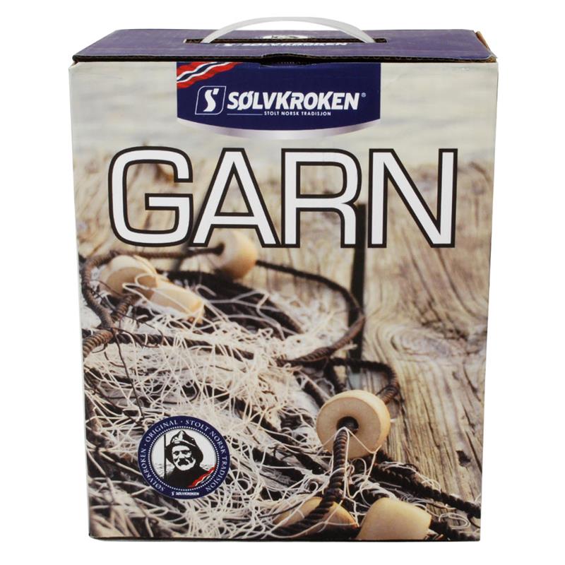 Sølvkroken Torskegarn 27,5m x 2m Blågrå Sjøgarn, 63mm, 1,5 x 4