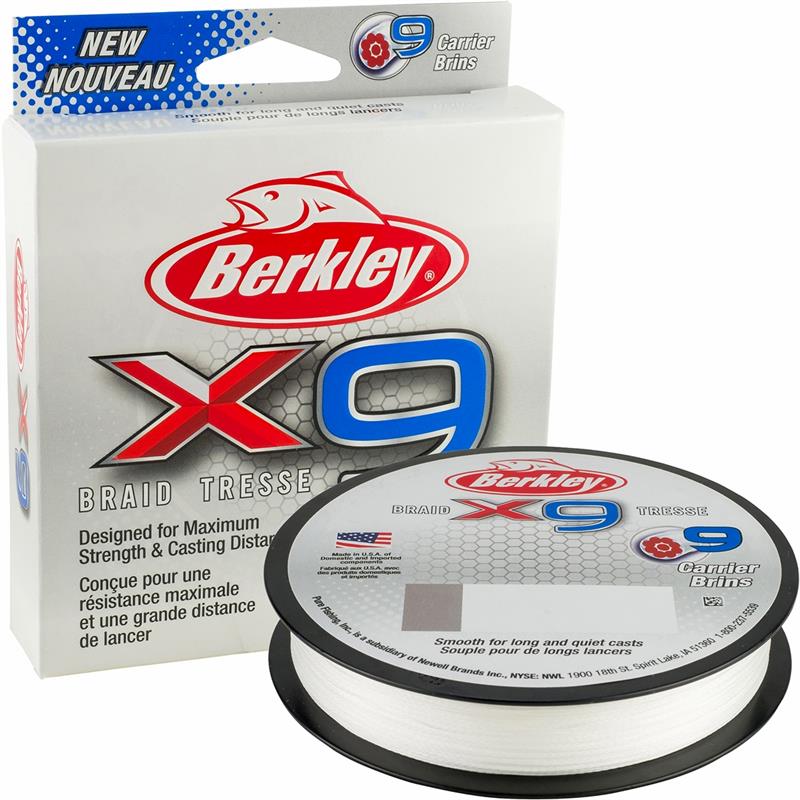 Berkley X9 Braid 150m 0,12 mm Crystal