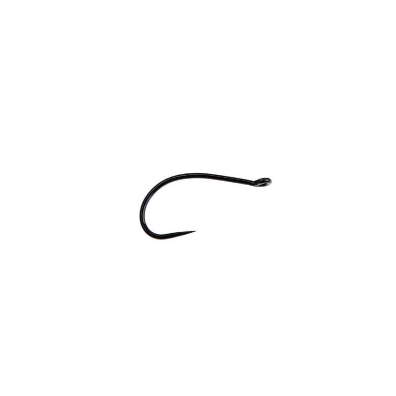 Ahrex FW521 Emerger #12 Barbless - Sort finish - 24 stk