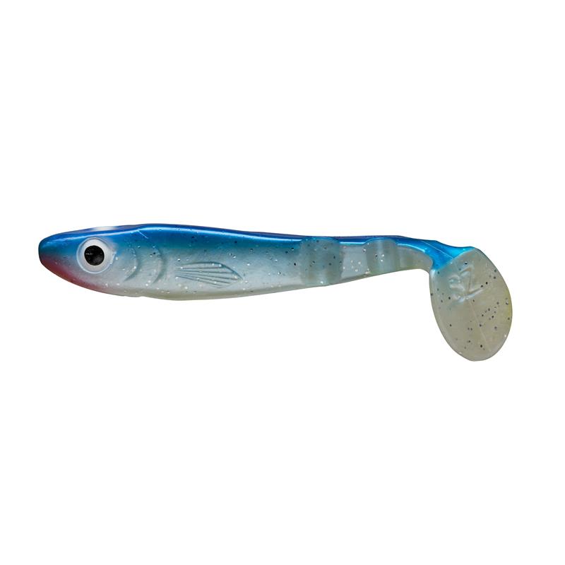 Svartzonker McPike Blue/silver 18cm Skaper vibrasjoner på dyp og grunt vann