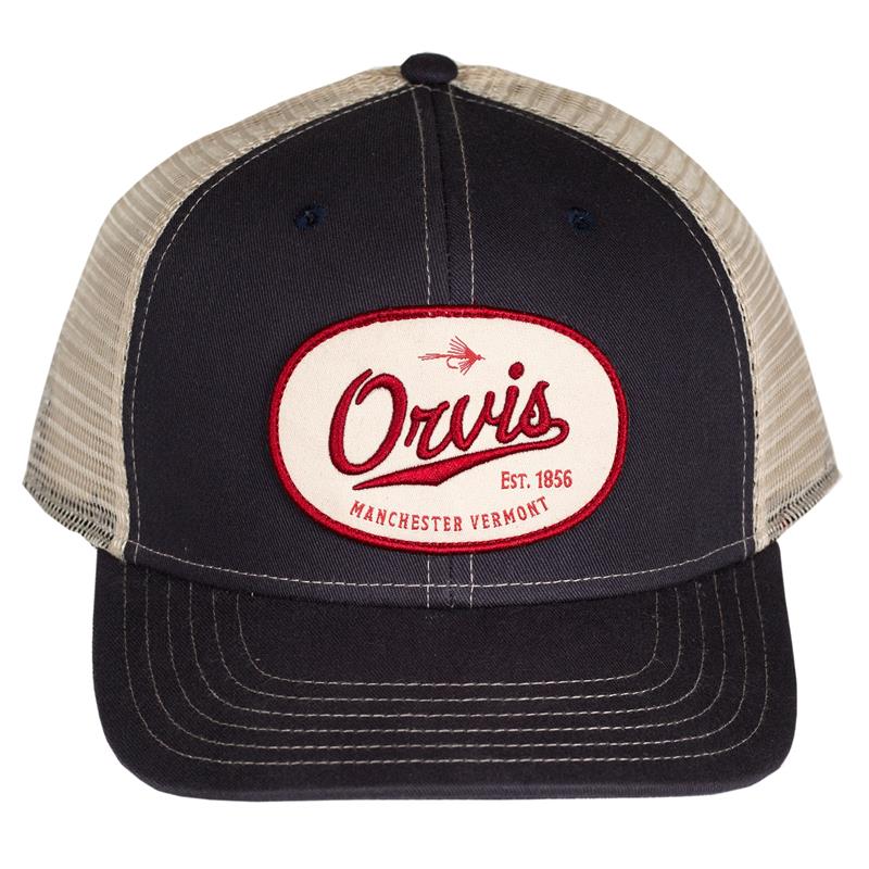 Orvis Steamside Label Cap One size - Marine/White