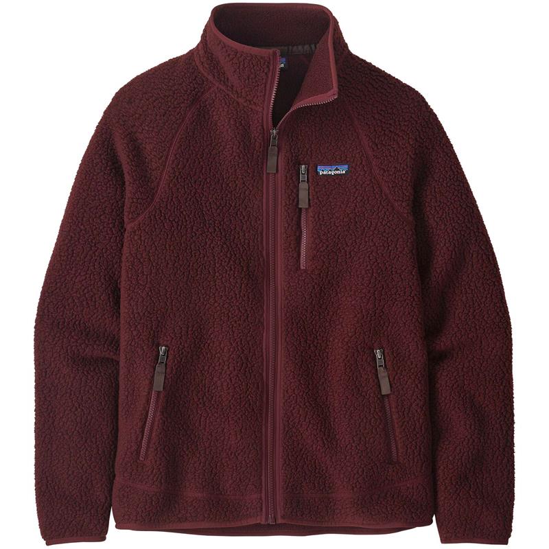 Patagonia Retro Pile Jkt S Dark Ruby Fleecejakke, herre