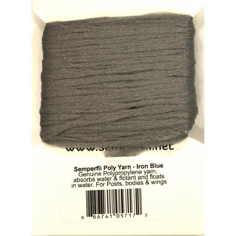 Semperfli Poly-Yarn Iron Blue